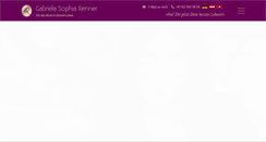 Desktop Screenshot of gabriela-sophia-renner.com