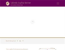 Tablet Screenshot of gabriela-sophia-renner.com